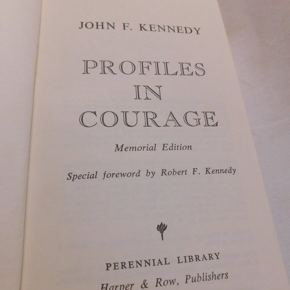 Profiles In Courage John F. Kennedy 1964 First Perennial Library Edition Book - Picture 3 of 6